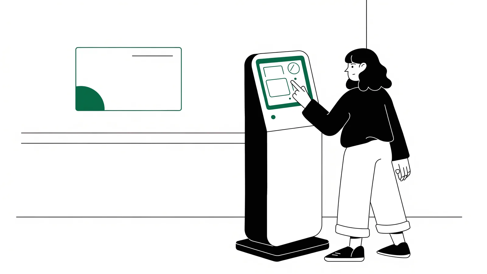 Self-ordering kiosk running the Novaryq ordering flow